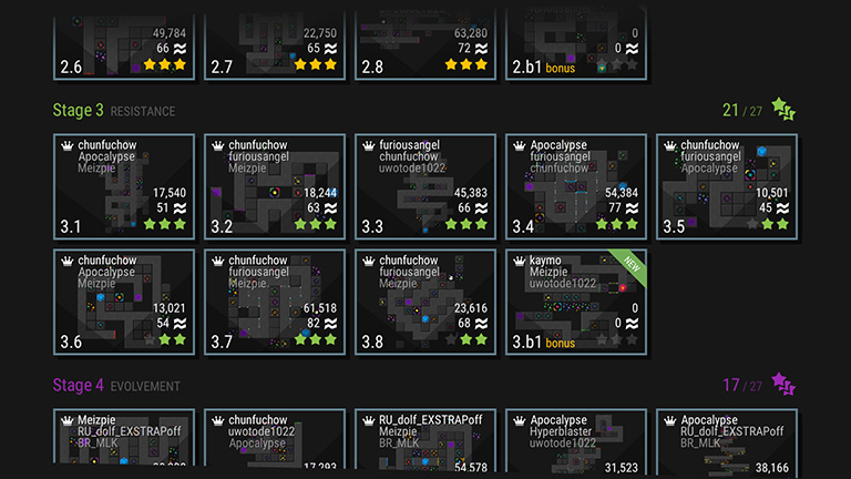 Infinitode 2 stages and levels